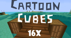 Cartoon Cubes Resource Pack 1.12.2, 1.11.2