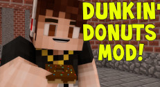 Dunkin’ Donuts Mod 1.7.10 (Coffee and Powerful Donuts)