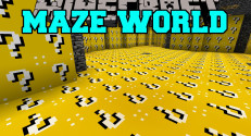 Maze World Mod 1.10.2, 1.8.9 (Lucky Block Biome and Orespawn Biome)