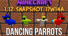 Minecraft 1.12 Snapshot 17w14a (Dancing Parrots)
