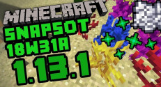 Minecraft 1.13.1 Snapshot 18w31a (Renewable Coral, Squid Farm Nerf, Vanilla Chunk Loading)