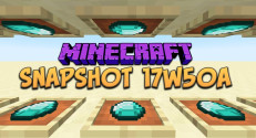 Minecraft 1.13 Snapshot 17w50a (Item Frames on All Sides)