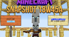 Minecraft 1.14 Snapshot 18w45a (Scaffolding, Illager Patrols)