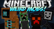 Weird Mobs Mod 1.7.10 (Strangest, Mutants, Horror Mobs)