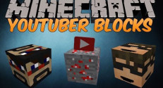 Youtuber Blocks Mod 1.7.10